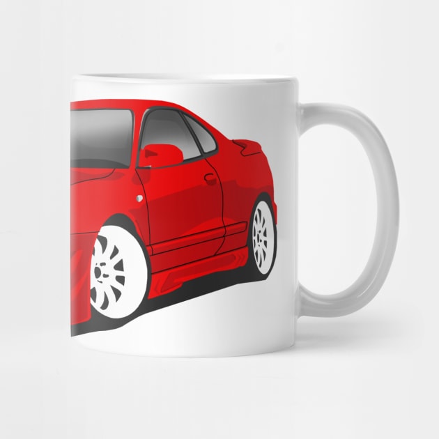 Red Toyota Celica by Rebellion Store